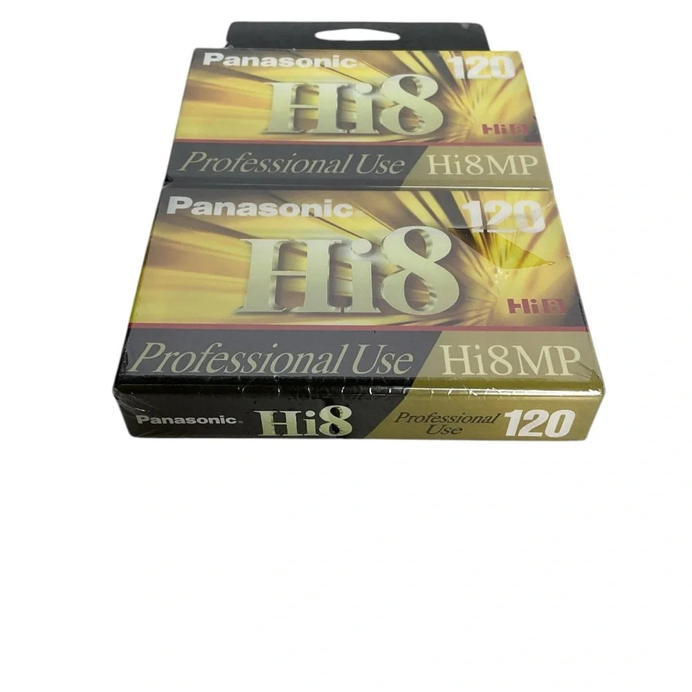 New Panasonic Hi8MP Professional Use Tapes 2 Pack